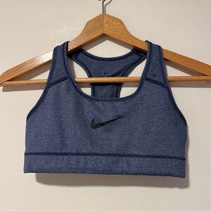 Nike Women's Heathered Navy Sports Bra